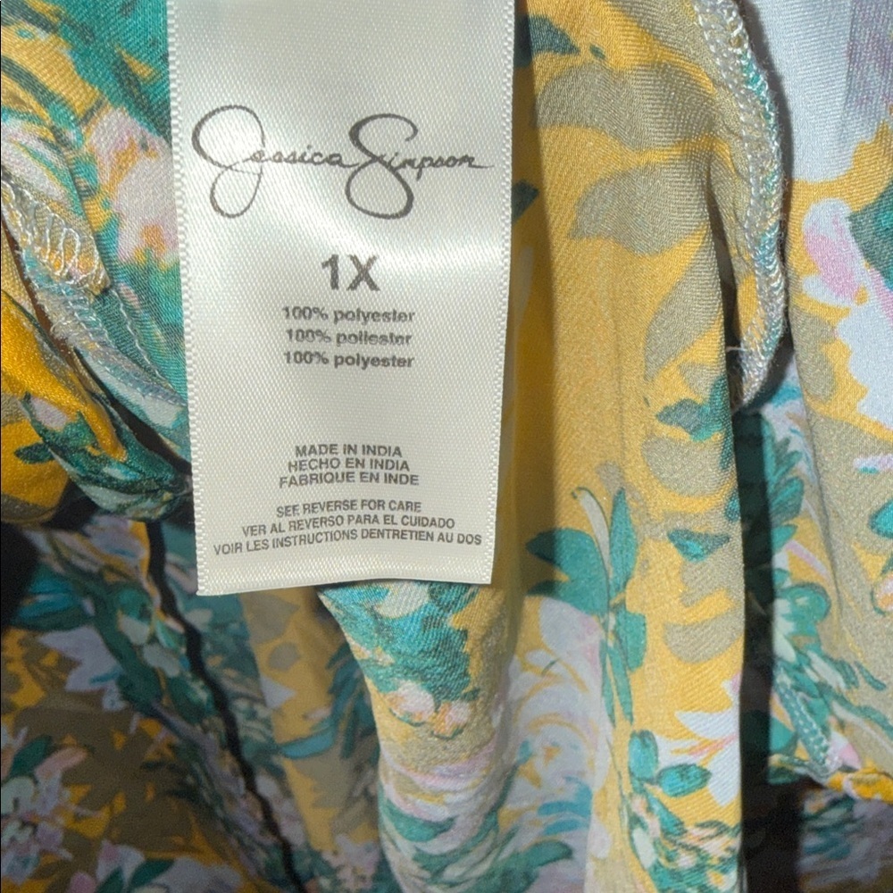 Jessica Simpson Multicolor Floral Blouse - Picture 6 of 6